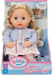 Dukke BABY born Sophia lyserød 36 cm
