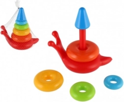 Farverig stabling pyramide for børn