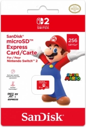 microsd express-kort 256 gb sandisk pro nintendo switch