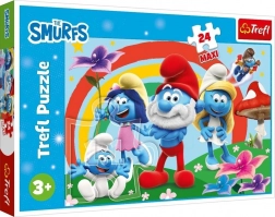 Puslespil 24 maxi – smølfedag – The Smurfs