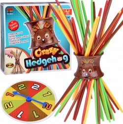 Færdighedsspil Crazy Pindsvin farvede pinde