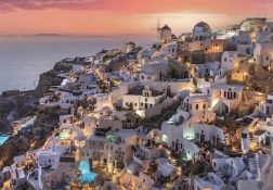 Puzzle Nuancer af Santorini 1000 brikker