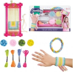 Kreativt sæt: Lav dit eget armbånd med perler i æske 25x15x3 cm