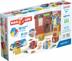 Geomag Magicube De tre små grise – magnetiske klodser og klips