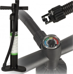 Manuel højtryks SUP-pumpe med manometer