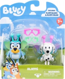Figurer Bluey to-pakke Baby Bluey og Chloe