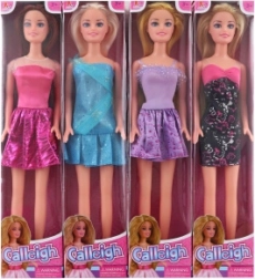 Leddukke 29 cm med langt hår