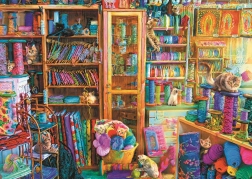 Puslespil 2000 brikker katteparadis