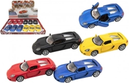 Metalmodel af bil Porsche Carrera GT 1:36 med pullback