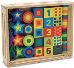 Store perler til børn at snøre