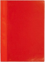 Lynhæfter A4 i PVC med forreste lomme – rød