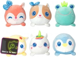 Plysdyr der lyser i mørke 20x26 cm