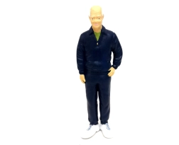 Figur af mand i træningsdragt 13,6 cm