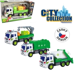 Skraldebil med friktionsmotor City Collection