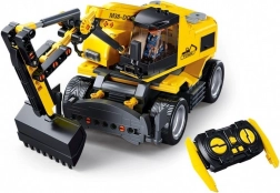 Sluban E7 Hjulgående Gravemaskine med Fjernbetjening