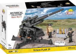 Byggesæt 10,5 cm Flak 39 – tungt antiluftskyts (339 dele)