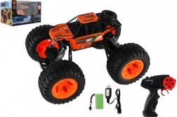 RC bil off-road 2,4 GHz plast 32 cm med genopladeligt batteri – Orange