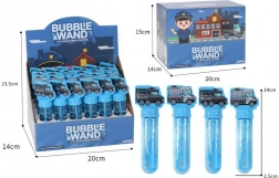 Sæbeboblepuster formet som en politibil 14 cm