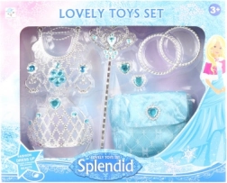 Skønhedssæt til prinsesse med håndtaske