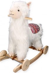 Gyngende alpaka med hjul