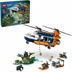 LEGO City Jungle-efterforskeres helikopter – base