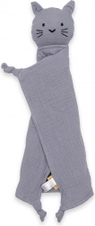 musselin-sovedukke New Baby kat grå