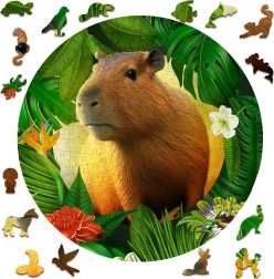 Træpuslespil kapybara 250 brikker WOODEN CITY