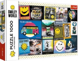 Puslespil 1000 brikker Smiley – Lev positivt