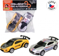 reservedele racerbiler til racerbane 1:43 – 2 stk.