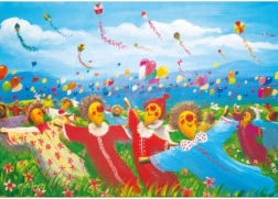 Puslespil skræmmeskarn-karnival 1000 brikker