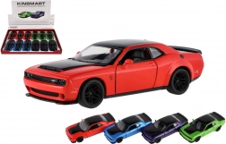 Metalmodelbil Kinsmart Dodge Challenger SRT Demon 170 (2023) 13 cm med træk-op-mekanisme