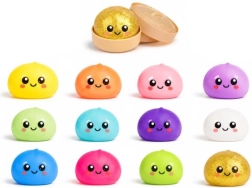 Kawaii squishy knedlíček i dampkurv (antistress klemmelegetøj) - 1 stk.