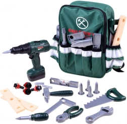 Børnerygsæk med værktøj og boremaskine