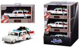 Metalmodel af bil GHOSTBUSTERS Ecto-1 1:32 med åbningsbare døre