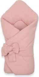 Musselinsvøbet med snore New Baby, gammelrosa