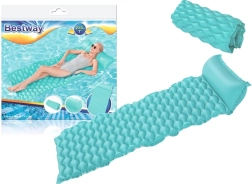 Oppustelig strandluftmadras 213 × 86 cm Bestway – Turkis