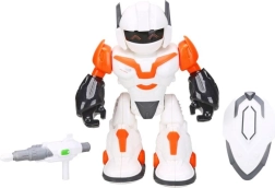 Orange robot DRIVERO 20 cm med lys og lyd
