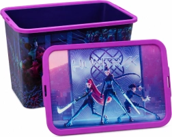 Opbevaringsboks K-Pop Demon Hunters med kliplåg 23 l