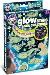 Vægmærkater Brainstorm Selvlysende stjerner og havdyr