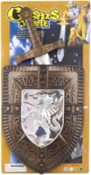 Børneriddersæt sværd og skjold