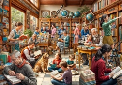 Puslespil Boghandel 2000 Brikker Bluebird