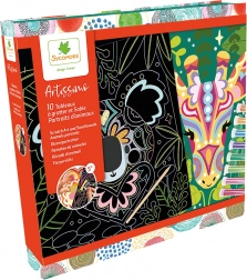 Kreativt sæt Artissimo XXL - Skrabning og Sandkunst Dyreportrætter