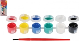 Akrylmaling med pensel til keramik, glas og sten