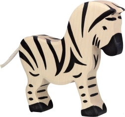 Træfigur af zebra Holztiger - 1 stk.