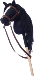 Hobbyhest på pind HoppiHorse - sort