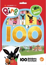 Bing sæt med farvelægningssider og klistermærker (over 100 stk.)