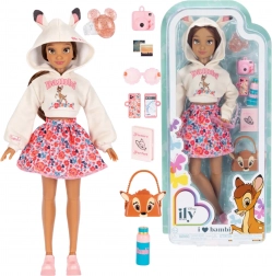 Disney ILY 4Ever modedukke med Bambi-tema og tilbehørssæt 30 cm