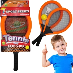 Woopie børnesæt med ketsjere til tennis og badminton