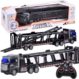 Fjernstyret lastbil med trailer