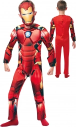 Børnekostume MARVEL Iron Man 122–128 cm (7–8 år) med maske